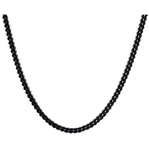 Blackjack Jewelry Mens 4mm Stainless Steel Franco Link 24'' Chain Necklace Blackjack Jewelry Mens 4mm Stainless Steel Franco Link 24'' Chain Necklace