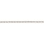 Solid 14k Rose Gold 1.5mm Diamond-Cut Rope Chain Necklace - with Secure Lobster Lock Clasp