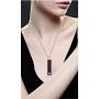 TLFOFS Cube Urn Pendant, Handmade, Titanium Steel Inlaid with Zirconium Diamonds. Cremation Jewelry Urn Necklace Jewelry is Not Only Beautiful, But Also Has A Special Commemorative Meaning. (White)