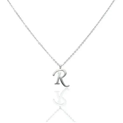 PHOENIX FOREVER Initial Necklaces: Titanium Steel Letter Necklaces for Women and Girls.