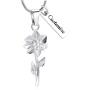 memorial jewelry Sun Flower Cremation Urn Necklace Keepsake Ashes Pendant Cremation Jewelry
