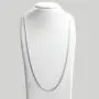 Belinda Jewelz 925 Sterling Silver stamped Loose Rope Chain Necklace 1.35 mm in width, Round Flexible Necklace 16-24inch in Length Belinda Jewelz 925 Sterling Silver stamped Loose Rope Chain Necklace 1.35 mm in width, Round Flexible Necklace 16-24inch in Length