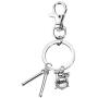 SEIRAA Drum Keychain Gift for Percussionist Music Teacher Drumstick and Drumkit Charms Percussionist Gift