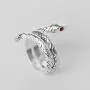 Eriokk Snake Rings, Punk Vintage Animal Opening Adjustable Knuckle Snake Rings For Teen Girls Women Men Cool 925 Sterling Silver Jewelry Rings Eriokk Snake Rings, Punk Vintage Animal Opening Adjustable Knuckle Snake Rings For Teen Girls Women Men Cool 925 Sterling Silver Jewelry Rings