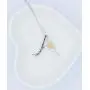 Sterling Silver Sunflower You are My Sunshine Personalised Initial Letter A to Z Alphabet Pendant Necklace for Women Girls