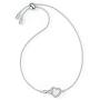 SWAROVSKI Womens Infinity Heart Jewelry Collection, Rhodium Finish, Mixed Metal Finish, Clear Crystals
