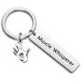 ENSIANTH Massage Therapist Gift Muscle Whisperer With Healing Hand Charm Keychain Gift For Massage Therapist,Massage Therapy School Student Gift