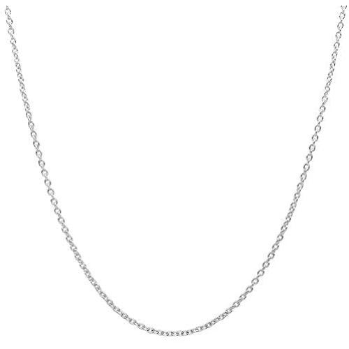 10K Yellow Gold 2.0MM Round Rolo Link Chain Necklace - Made in Italy