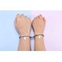 Jovivi 2 Pcs Heart Bracelets for Couples Matching Magnetic His and Hers Jewelry Set Gift for Lover Boyfriend Girlfriend Best Friends Friendship Jewelry