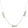 Three Name Necklace for Women Custom Family Chain Nameplate Pendant Gift Three Name Necklace for Women Custom Family Chain Nameplate Pendant Gift
