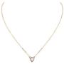 BERYUAN Women Simple Choker Heart Choker Pendant Necklace Trendy Necklace Bridal Necklace Teen Necklace Jewelry for Women and Girls (GOLD)
