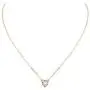 BERYUAN Women Simple Choker Heart Choker Pendant Necklace Trendy Necklace Bridal Necklace Teen Necklace Jewelry for Women and Girls (GOLD)