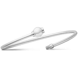 The Traditional Sterling Silver Single Ball Threaded Bracelet from Cape Cod, FLEX