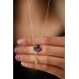 Absent Design Flying Balloon Necklace for Teen Girls | Unique Jewelry for Women | Multicolor Necklace with Flying Balloon Pendant for Girlfriend.
