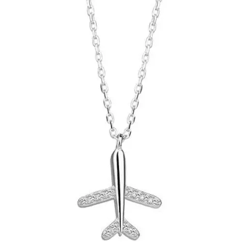 Tiny Crystal Airplane Pendant Necklace for Women Teen Girls Kids 925 Sterling Silver 18K White Gold Plated Huggie Diamond Plane Free Fly Wings Drop Choker Y Necklace Chain Lightweight Fashion Jewelry Tiny Crystal Airplane Pendant Necklace for Women Teen Girls Kids 925 Sterling Silver 18K White Gold Plated Huggie Diamond Plane Free Fly Wings Drop Choker Y Necklace Chain Lightweight Fashion Jewelry