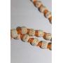 IS4A White Tulsi Japa Mala 108+1 8mm Hare Rama Hare Krishna Beads