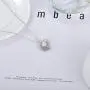 Zoeniya Dandelion Necklace s925 Sterling Silver Pendant Necklace with 7-8mm Freshwater Cultured Pearl Jewelry Gifts for Women Teen Girls Birthday Christmas Wedding Anniversary