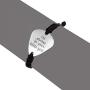 MUEEU Guitar Pick Bracelet Hand Stamped Silver Aluminum Jewelry Personalized Bracelets