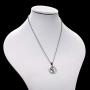 Uloveido Stainless Steel Family Tree of Life Necklace Mustard Seed Heart Pendant Charms Jewelry for Women Y635