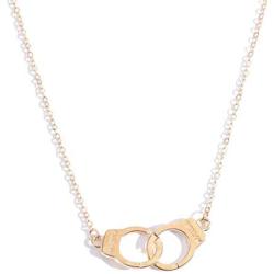 Yalice Personalized Handcuffs Necklace Chain Short Pendant Necklaces Jewelry for Women and Girls