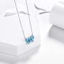 Aurora Tears 925 Sterling Silver Women 12 Birthstone Butterfly Jewelry Animal Crystal Minimalist Necklace/Earring/Ring/Bracelet Jewellery