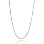 Hoops & Loops Sterling Silver 1mm Box Chain Dainty Necklace