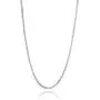 Hoops & Loops Sterling Silver 1mm Box Chain Dainty Necklace Hoops & Loops Sterling Silver 1mm Box Chain Dainty Necklace