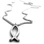 FORGIVEN JEWELRY Jesus Fish Large Ichthus Chain Necklace