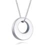 Jinlou Circle of Life Urn Necklace 925 Sterling Silver Cremation Eternity Memorial Pendant for dog ashes jewelry earn necklace for ashes