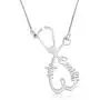 Beleco Jewelry Personalized Stethoscope Necklace With Name, Customized Name Medical Jewelry, Pendant For Nurse, Gift For Doctors, Perfect Present For Women And Girlfriend, Womans Jewelry, Medical Student Gift, Any Name Stethoscope Pendant Beleco Jewelry Personalized Stethoscope Necklace With Name, Customized Name Medical Jewelry, Pendant For Nurse, Gift For Doctors, Perfect Present For Women And Girlfriend, Womans Jewelry, Medical Student Gift, Any Name Stethoscope Pendant
