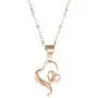 14k 18K Gold Heart Pendant Necklace for Women, Real Gold Love Jewelry for Her, 18 Inch