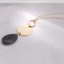 Natural Healing Stone Pendant Long Necklaces for Women Girls (32 inch+3 Inch Extender Chain)