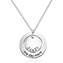 CENWA Les Miserables Musical Necklace Les Miserables Inspired Jewelry 24601 One Day More Broadway Musical Jewelry Gift for Theatre Lover