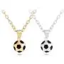 Classic Football Soccer Ball Pendant Necklace, AILUOR Fashion Stainless Steel Enamel Football World Cup Jewelry for women men Girls Gift, 20” Classic Football Soccer Ball Pendant Necklace, AILUOR Fashion Stainless Steel Enamel Football World Cup Jewelry for women men Girls Gift, 20”