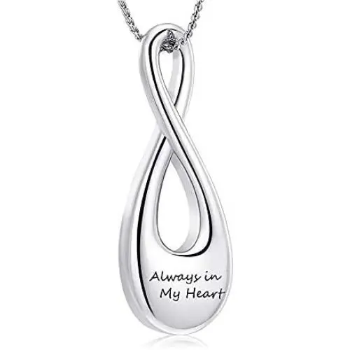 SIYUU Infinity Love Cremation Jewelry for Women Men Urn Pendants for Ashes Holder Memorial Keepsake Urn Necklace Cremation Ashes Jewelry for Pet/Human SIYUU Infinity Love Cremation Jewelry for Women Men Urn Pendants for Ashes Holder Memorial Keepsake Urn Necklace Cremation Ashes Jewelry for Pet/Human