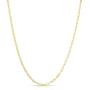 Paperclip Chain Necklace 14K Gold Plated Sterling Silver, Paperclip Necklace for Women, Gold Link Chain Necklace, 2.5MM - 5.5MM, Made In Italy, Next Level Jewelry