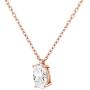 PAVOI 14K Gold Plated 925 Sterling Silver CZ Diamond Pendant Necklace for Women | Adjustable Slider