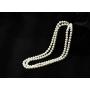Zivyes Vintage Pearl Necklace Faux Pearl Necklace Flapper Beads Cluster Long Necklace for Gatsby 1920s Accessories for Women