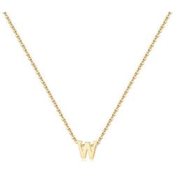 Dainty Tiny Initial Necklace, 14K Gold Plated Lowercase Letter Necklace Small Initial Pendant Necklaces for Women Girls Personalized Minimalist Delicate Monogram Children Kids Alphabet Necklace