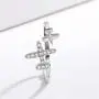 Eiffy Double Cubic Zircon Plane Aircraft Airplane Finger Ring Travel Trip Adjustable Open Finger Ring Jewelry Eiffy Double Cubic Zircon Plane Aircraft Airplane Finger Ring Travel Trip Adjustable Open Finger Ring Jewelry