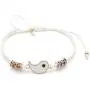 NC 4-12Pcs Yin Yang Tai Chi Gossip Chain Pendant Necklace Bracelet Set Adjustable Cord Braide Couple Matching Beads Bracelet for Women Men Teen Girl Best Friend Friendship Jewelry Gift