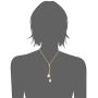 Majorica Vermeil 2/14mm Champagne and White Baroque Pearls on Love Knot Lariat Pendant Necklace