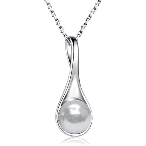 Cremation Jewelry Solid 925 Sterling Silver Teardrop Spoon Vial Cremation Pendant Ashes Necklace Urn Necklace Memorial for unique Jewelry gifts