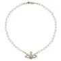 White Pearl Bead Necklaces Crystal Rhinestone Saturn Planet Necklace White Pearl Bead Necklaces Crystal Rhinestone Saturn Planet Necklace