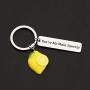 CENWA Lemon Charm Jewelry Youre My Main Squeeze Keychain Lemon Pun Gift