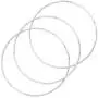 Silpada Empowered Set of Three Bangle Bracelets in Rhodium-Plated Sterling Silver