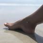 Mevecco Gold Star Charm Anklet,14K Gold Plated Boho Beach Dainty Cute Tiny Lucky Star Foot Chain Ankle Bracelet Silver Beaded Chain Anklet for Women
