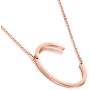 BFJLIFE Birthday Gift for Girls Necklace for Women 26 Letters Initial Pendant Script Stainless Steel Jewelry