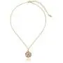 1928 Bridal Porcelain Rose Pink Crystal Necklace,16''+3 Inch Extender 1928 Bridal Porcelain Rose Pink Crystal Necklace,16''+3 Inch Extender