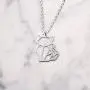 La Menagerie Cat Silver Origami Jewelry - Silver Geometric Chain Necklace – 925 Sterling Plated Silver Necklace for Women & Girls – Stylish Cat Pendant Necklace La Menagerie Cat Silver Origami Jewelry - Silver Geometric Chain Necklace – 925 Sterling Plated Silver Necklace for Women & Girls – Stylish Cat Pendant Necklace